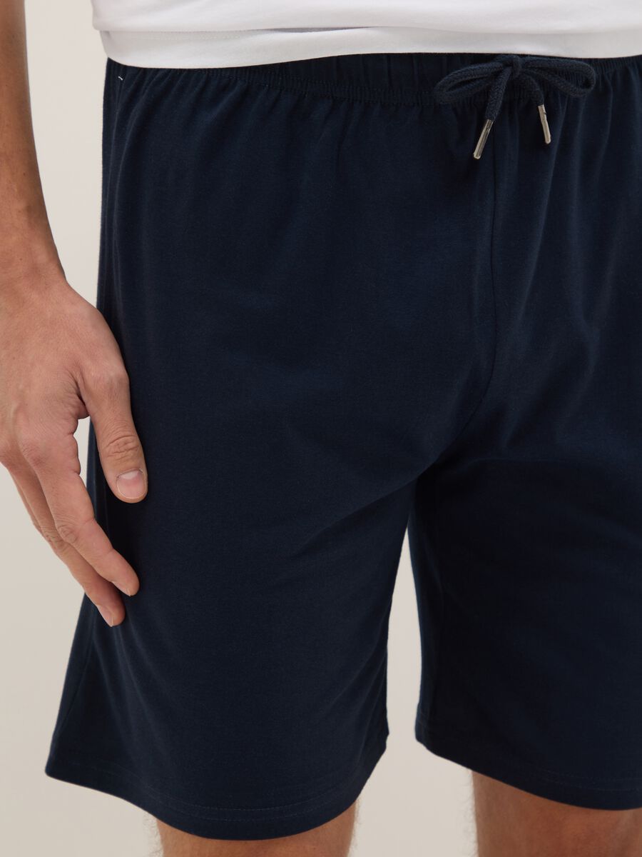 Bipack pantaloncini pigiama in jersey di puro cotone organico multicolor regular fit_3