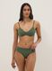 Green triangle bikini top with removable padding_1