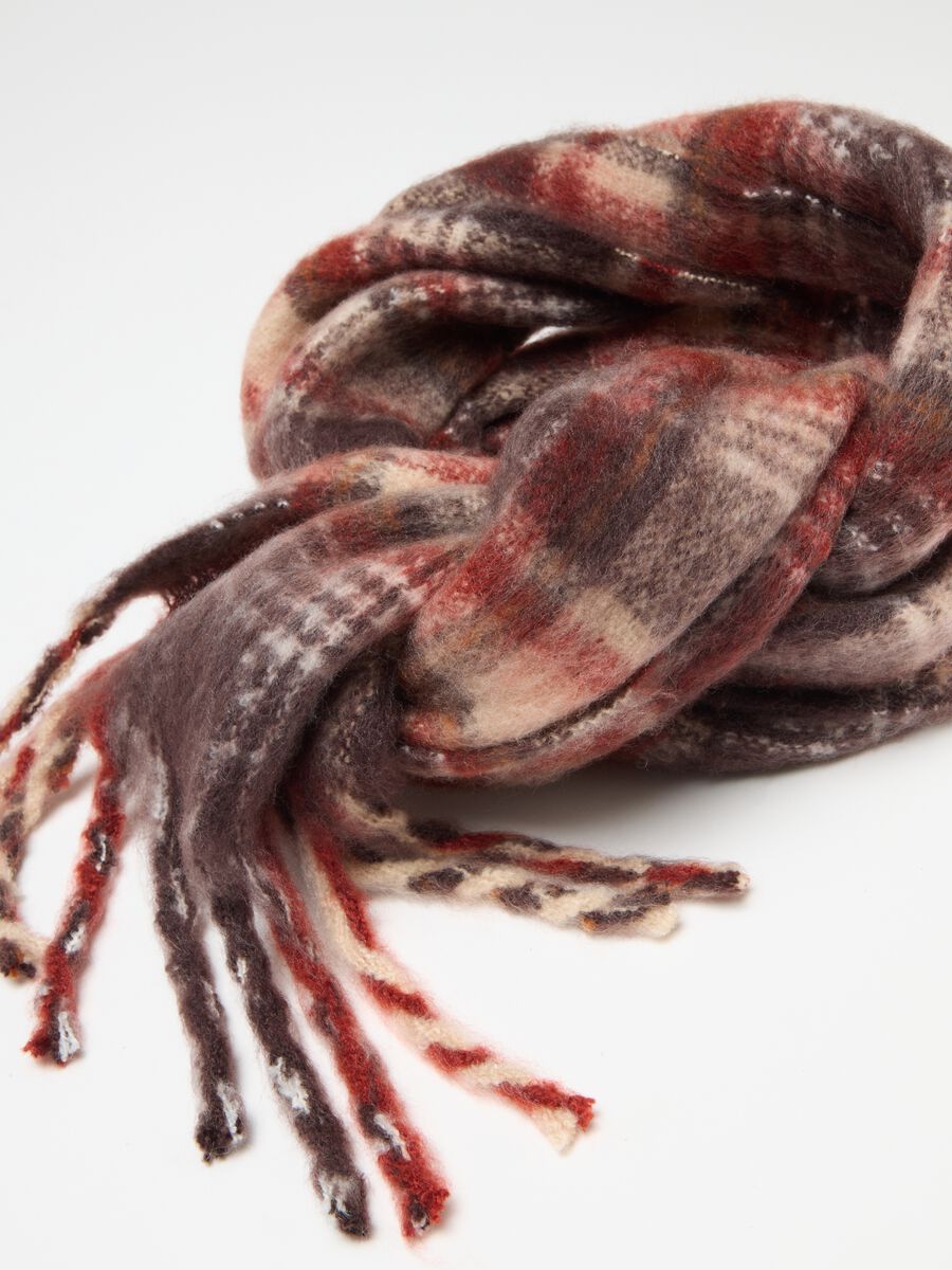 Multicolour Checked Scarf_3