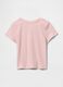Pink short sleeve cotton T-shirt GAP Kids_1