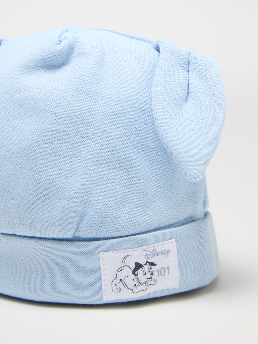 Baby Blue Cotton Hat with Ears_2
