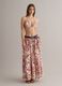 Top bikini multicolor in tessuto elasticizzato con fantasia paisley_0