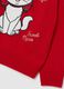 Red Christmas jumper for girls regular fit with Disney embroidery_2