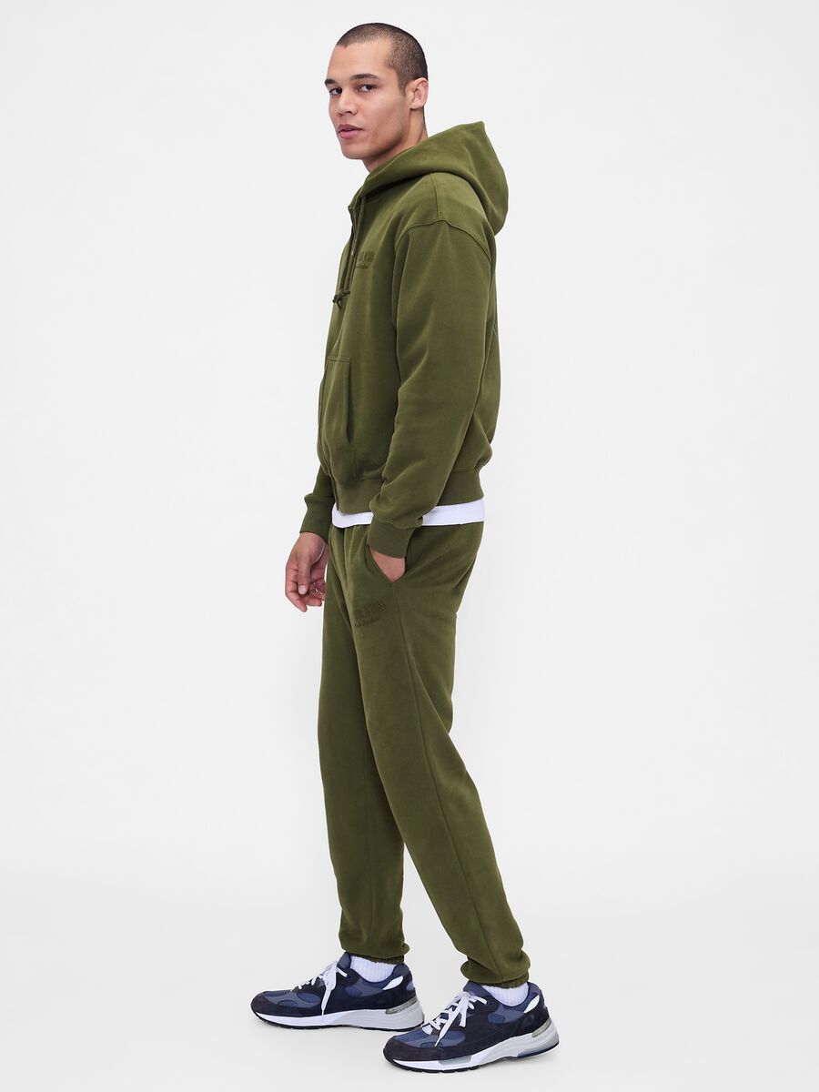 Green Cotton Blend Trousers_4