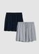 2-pack of multicolour organic cotton pyjama shorts_4
