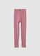 Slim Fit Long Pink Sports Leggings_4