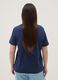 Blue pure cotton T-shirt with print, regular fit_3