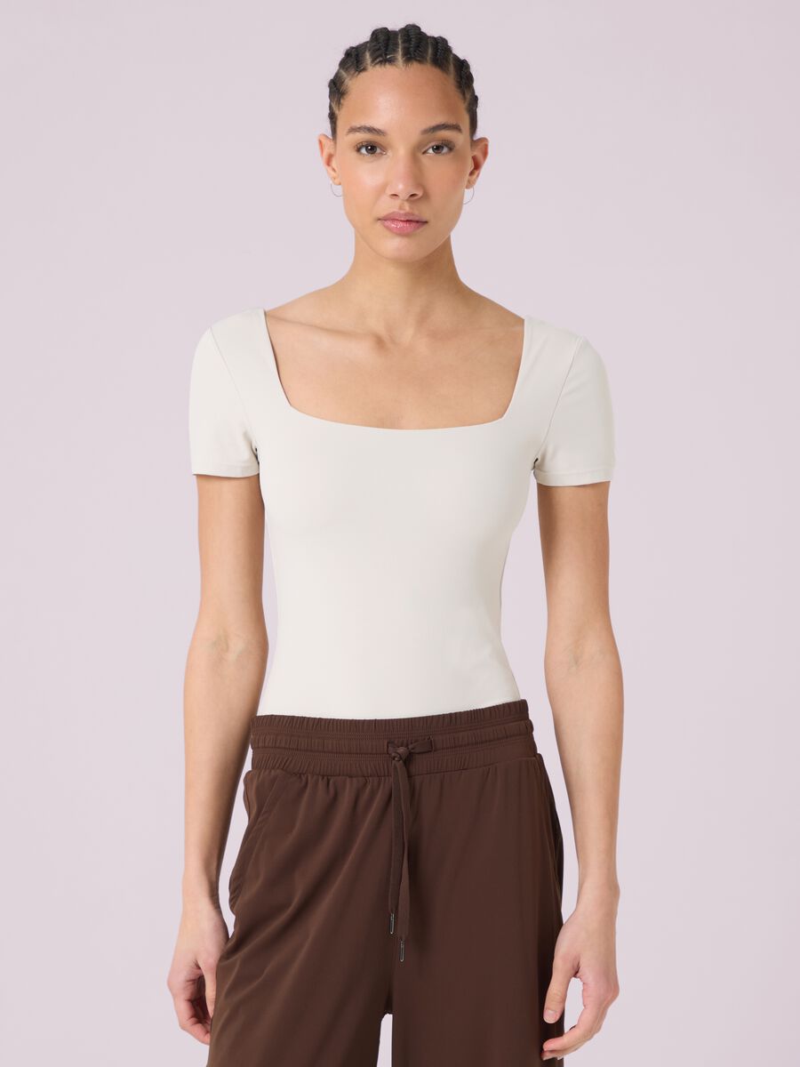 Body a maniche corte con scollo squadrato ALTAVIA STUDIO_1