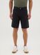 Men&rsquo;s black Bermuda shorts in stretch cotton with regular fit_1