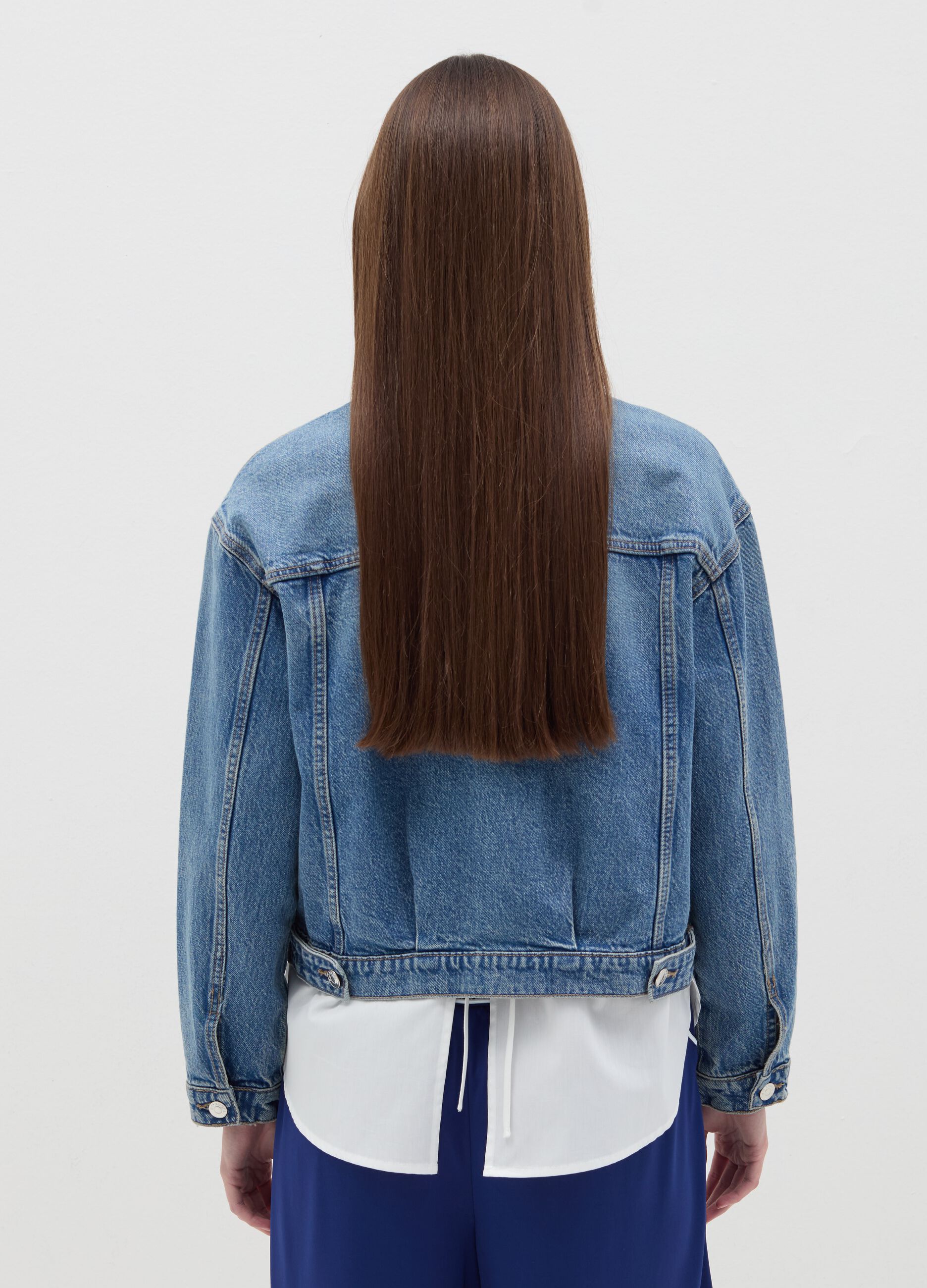 Short denim jacket