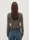 Grey wool-blend crew-neck cardigan_3
