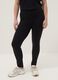 Leggings skinny fit neri in cotone elasticizzato_1