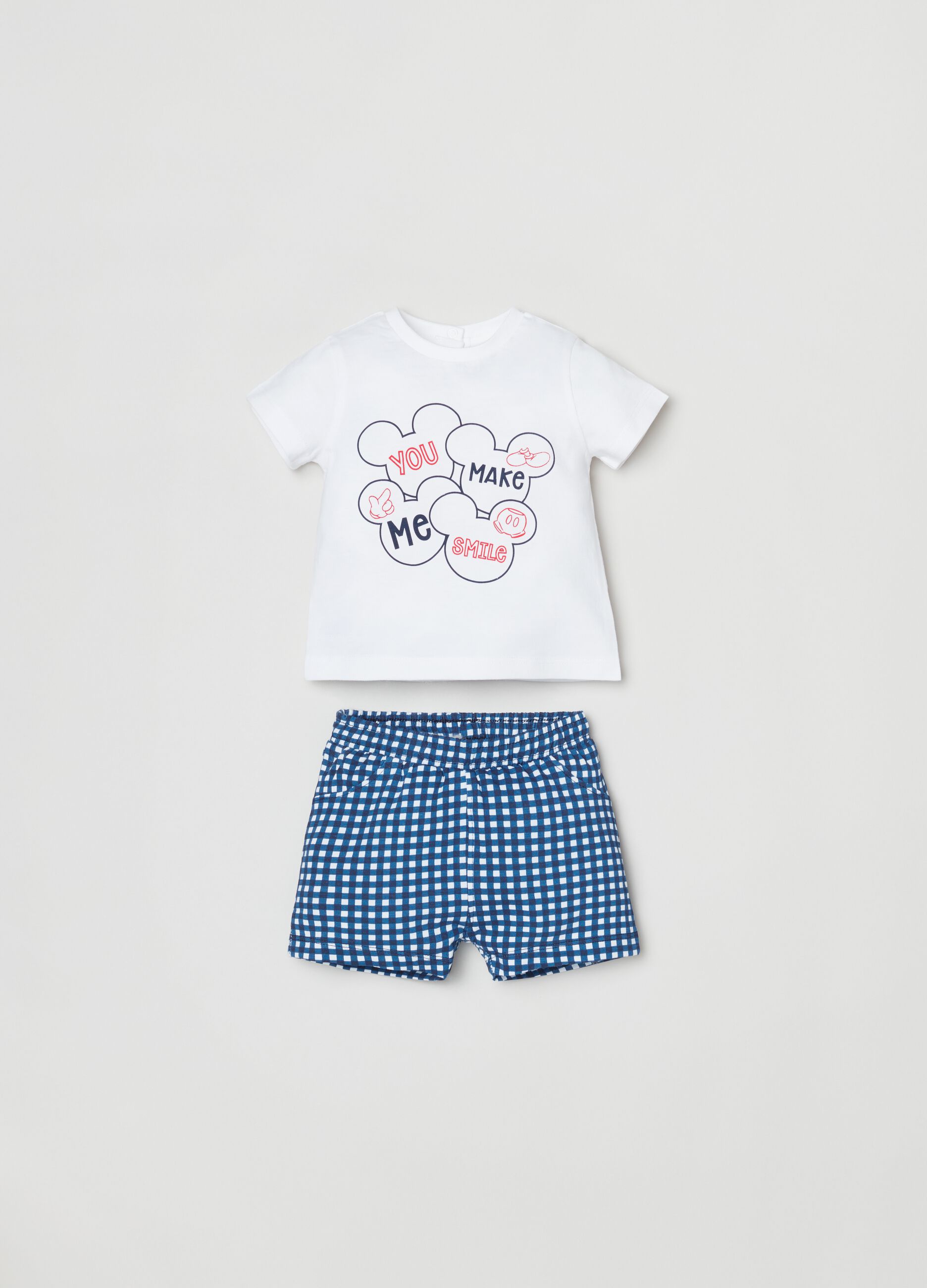 Jogging set t-shirt e shorts Disney Baby 