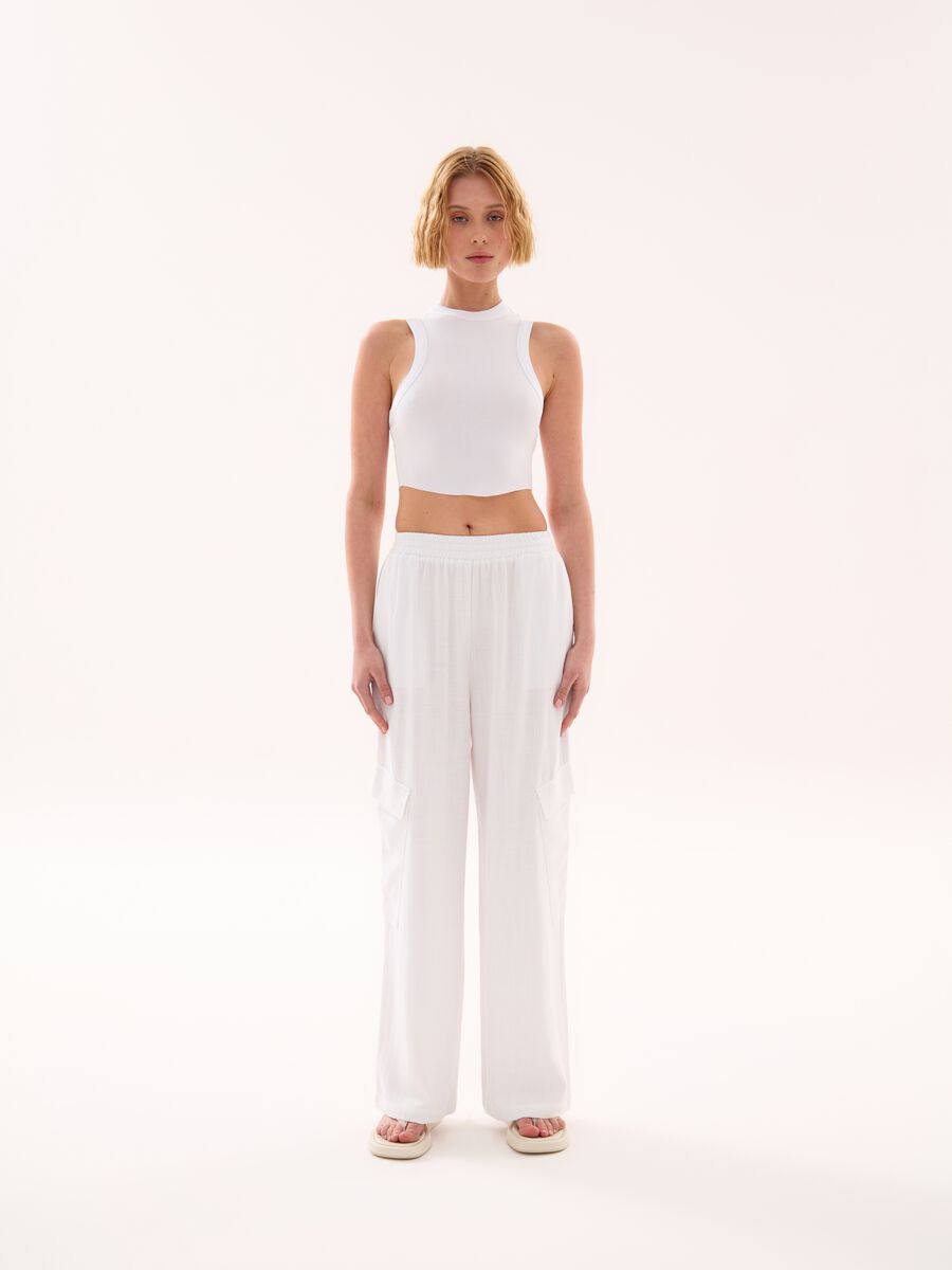 Rounded Crop Tank White_2