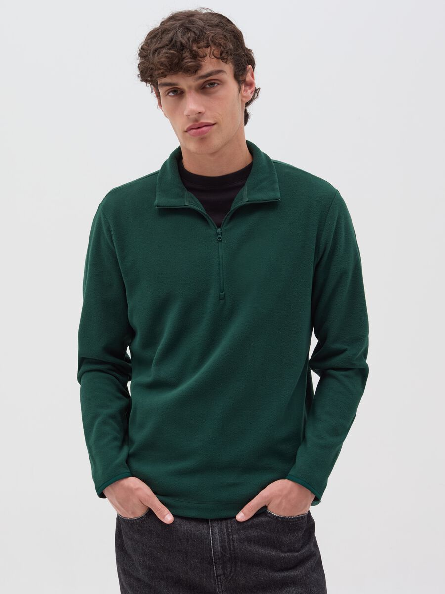 Felpa half-zip in pile_0