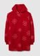 Red Sherpa Christmas Dressing Gown_4