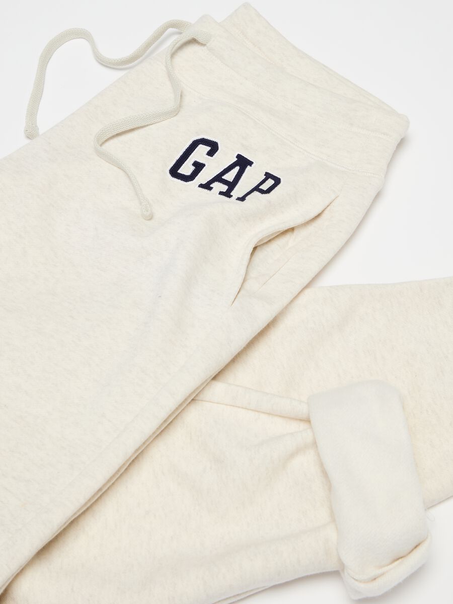 Joggers with drawstring and logo embroidery_2