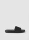Black slider sandals_0