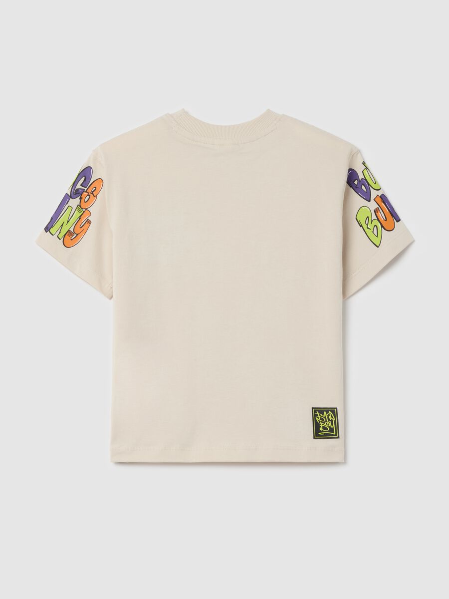 Cotton T-shirt with Bugs Bunny print_1