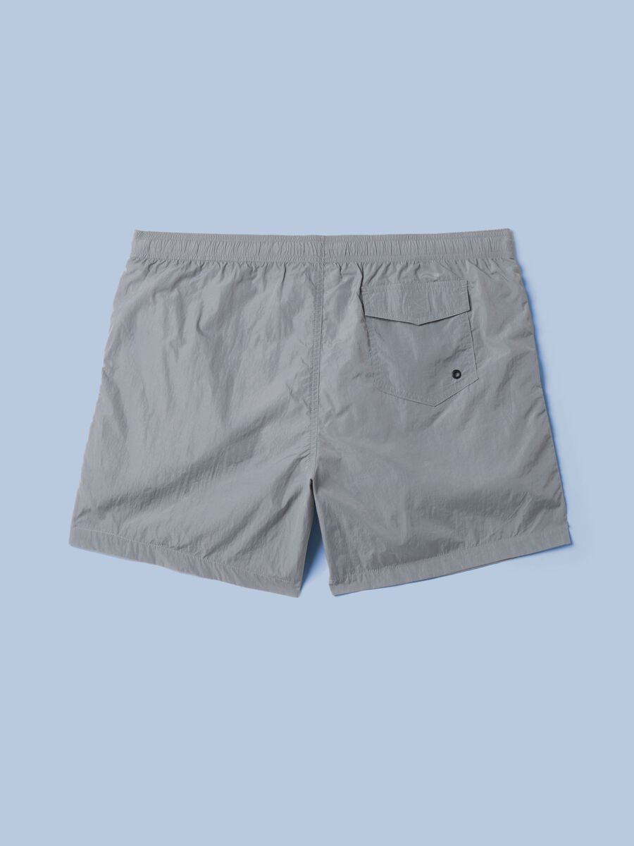 ALTAVIA SAILNG grey boxer swim shorts with elasticated waistband_5