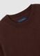 Maglione in pura lana marrone regular fit_5