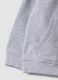Grey organic cotton hooded sweatshirt, regular fit, for boys_3