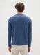 Blue pure cotton regular fit jumper_2