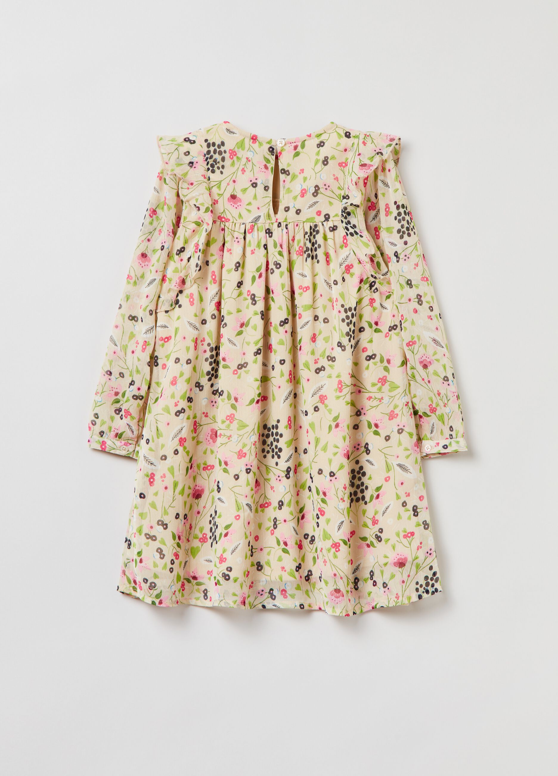 Floral chiffon dress