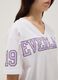 White pure cotton V-neck T-shirt_2