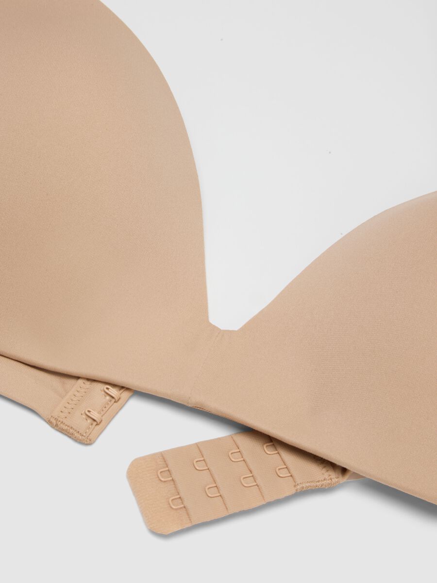 Beige regular fit bra_5