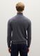 Grey high-neck sweater in pure merino wool regular fit_3