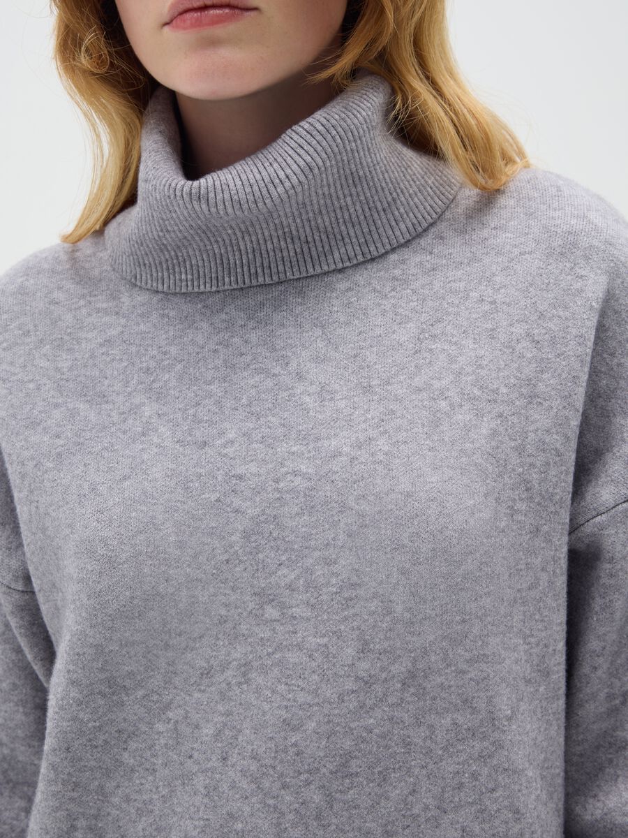 Grey regular fit sweater_3