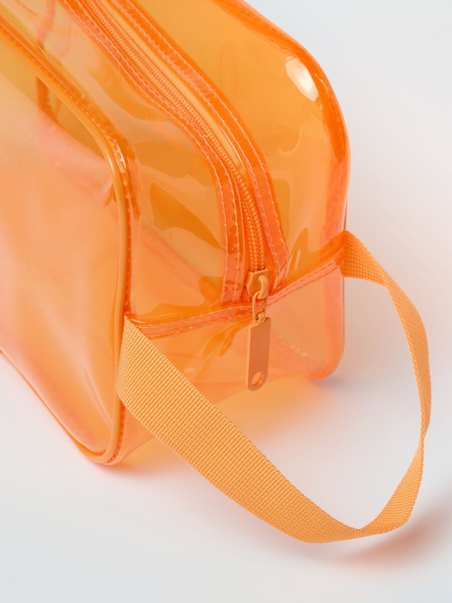 Transparent Orange Beauty Case Maui_1