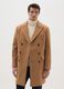 Elegant brown regular fit coat with buttons_2