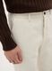 White corduroy chino trousers in pure cotton with regular fit_3