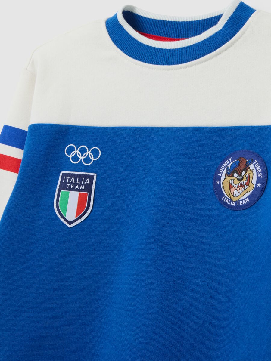 Multicolour cotton blend children's tracksuit regular fit with print_2