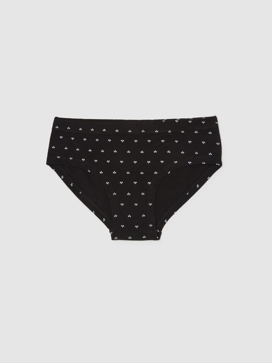 Girls' multicoloured stretch cotton panties_0