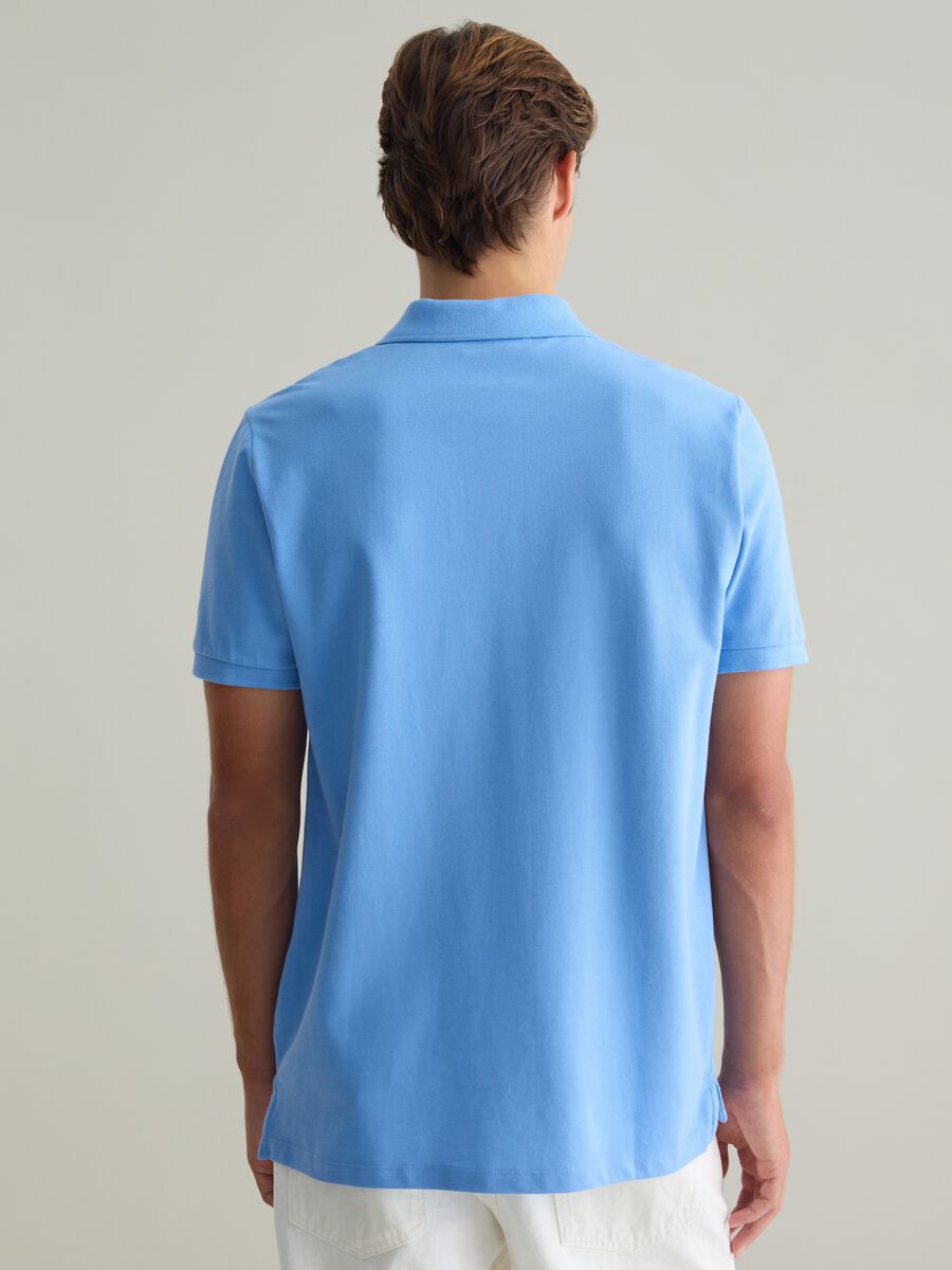 Cotton Blue Polo_3