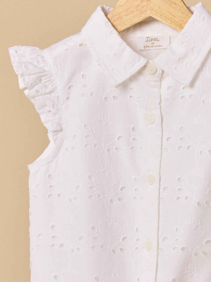 Broderie anglaise cotton shirt_1