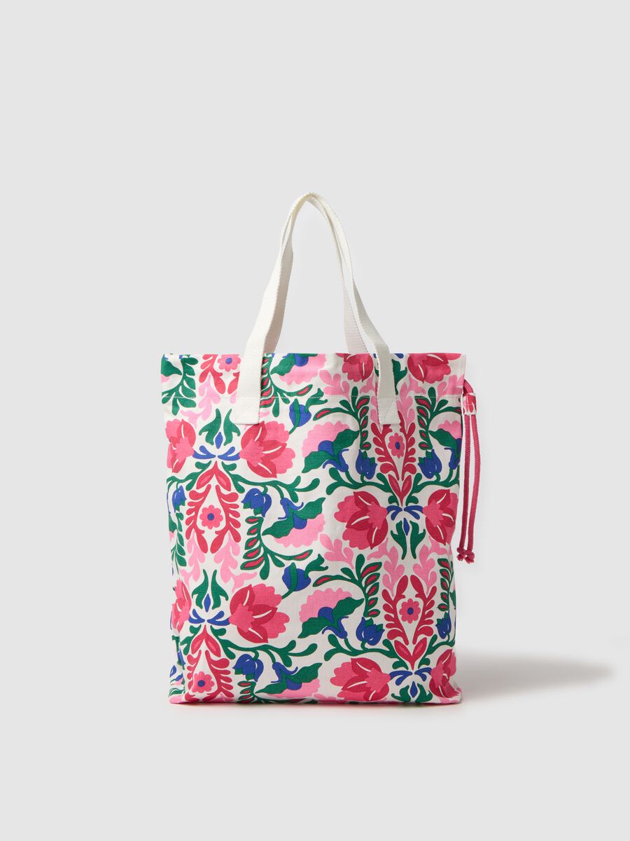 Reversible shopping bag with double handles_0