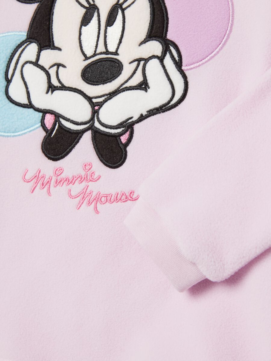 Fleece pyjamas with Minnie Mouse embroidery_2
