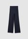 Wide Stretch Maternity Trousers in Blue_4