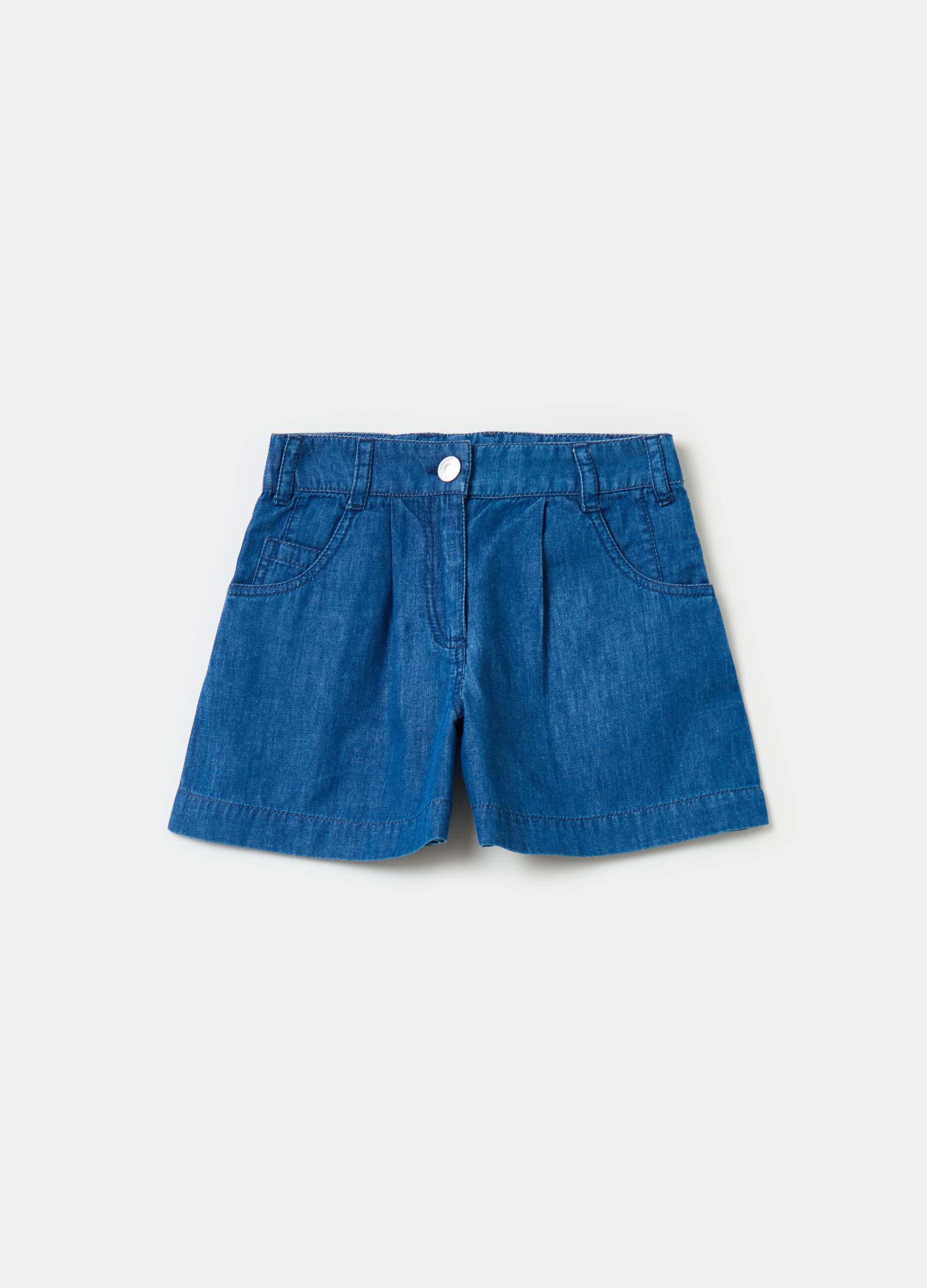 Shorts in denim cinque tasche