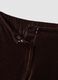 Pantaloni formali marroni in misto cotone regular fit_1