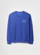 Gap blue sweatshirt in cotton and polyester blend_3