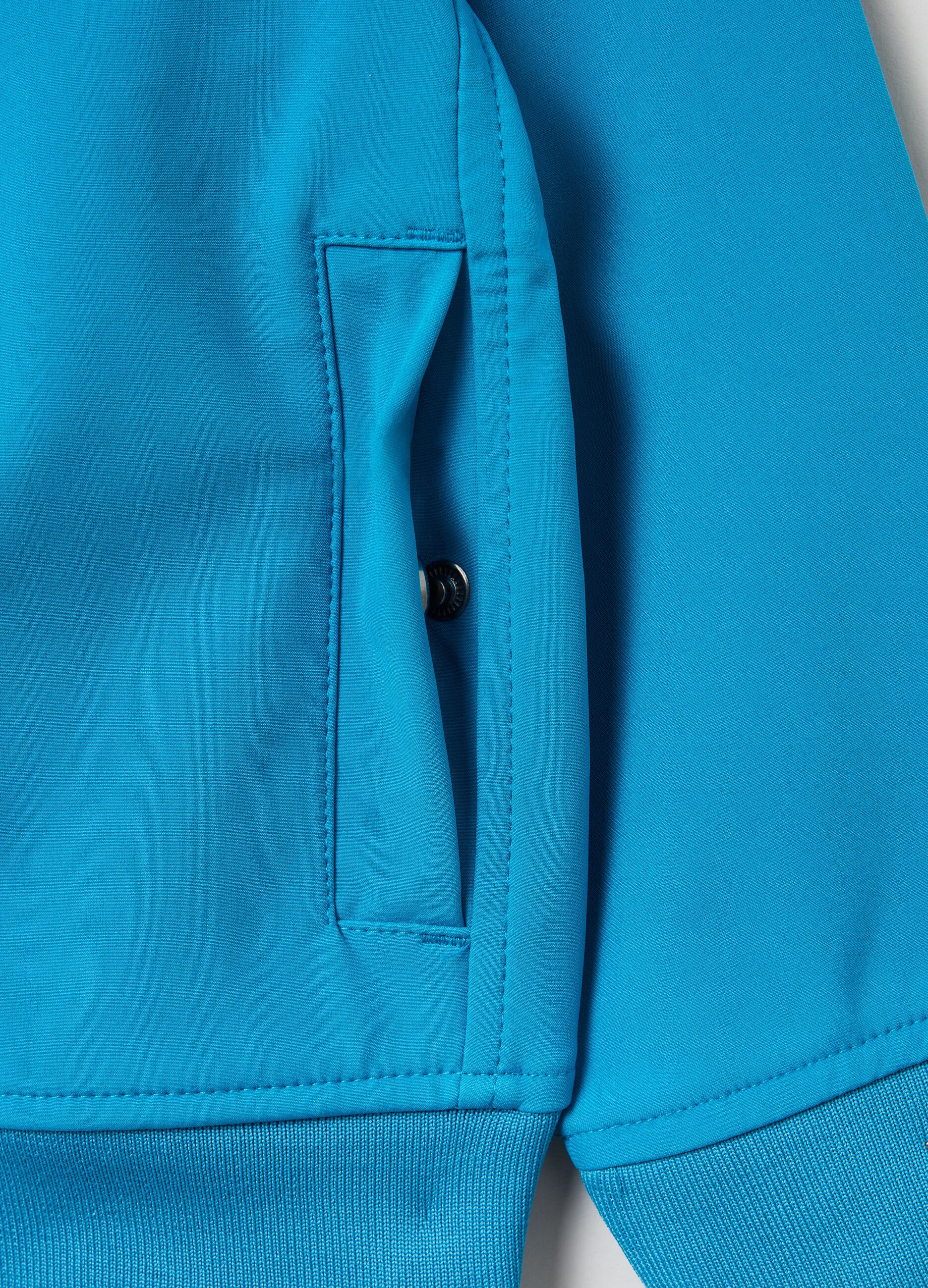Giacca softshell con cappuccio _1
