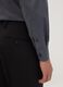Camicia grigia slim fit con colletto classico easy iron_2