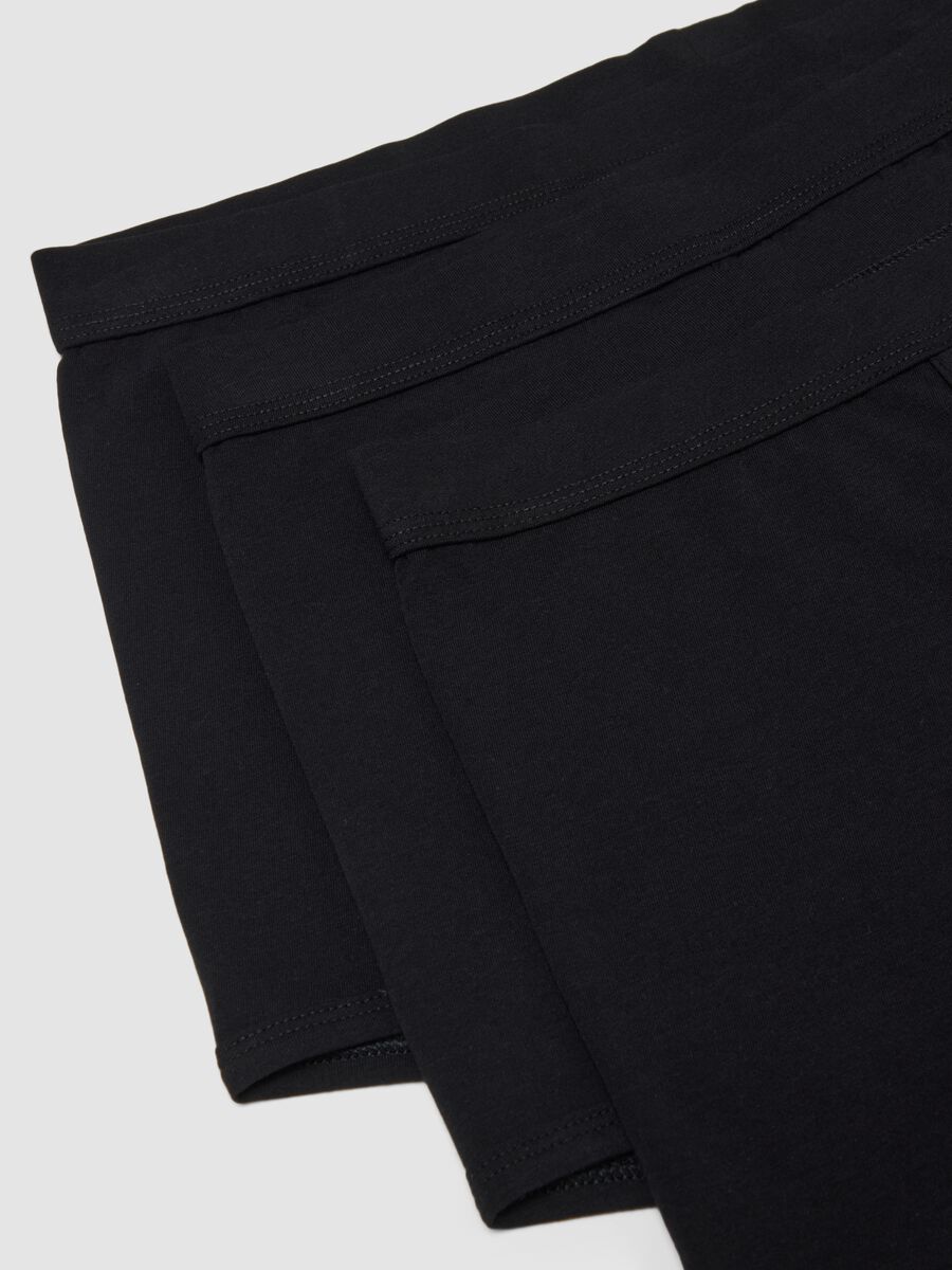 3-pack black stretch cotton boxer shorts, regular fit_1