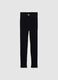 Leggings in tessuto elasticizzato neri regular fit_4