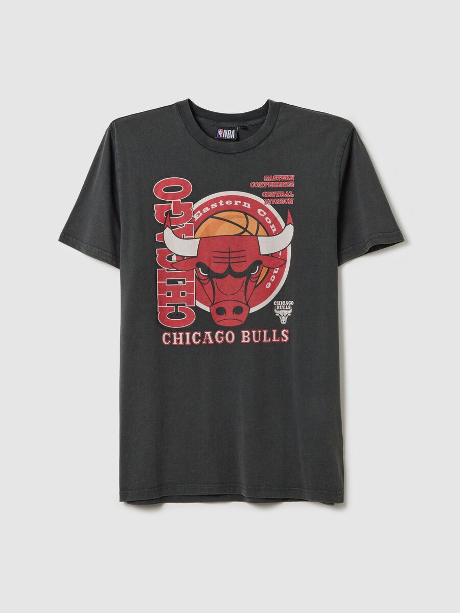 Cotton T-shirt with NBA Chicago Bulls print_4